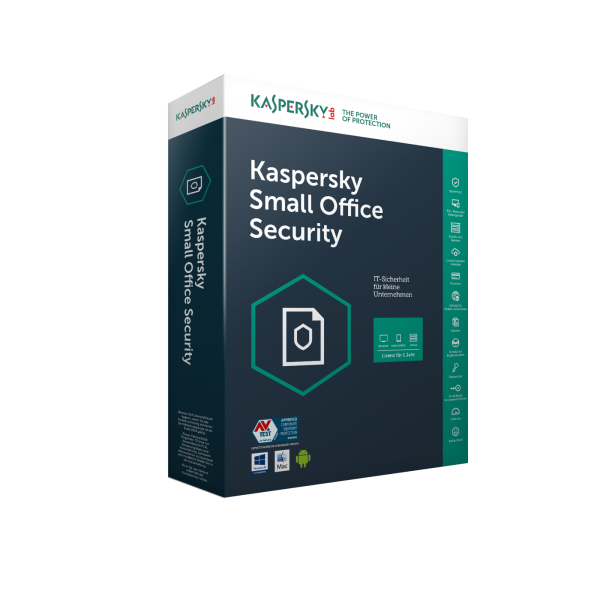 Kaspersky Small Office Security 6 (2019), 20 Geräte + 20 Mobile + 2 Server - 1 Jahr - Vollversion