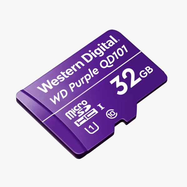 WD Purple WDD032G1P0A, Flash-Speicherkarte - 32 GB, UHS-I U1 / Class10, microSDHC, lila