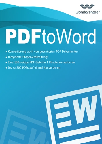Wondershare PDF to Word Converter