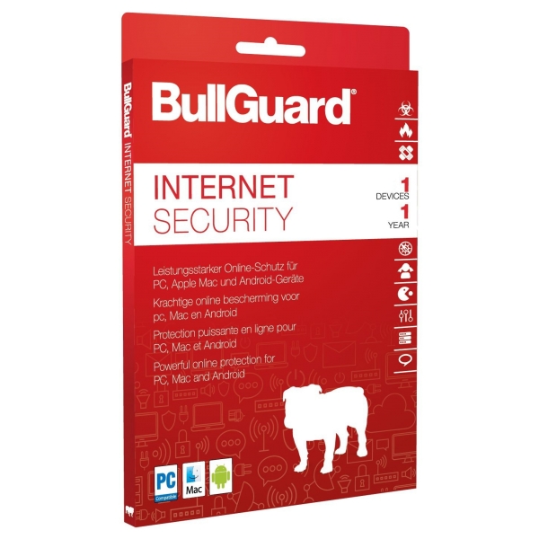 BullGuard Internet Security 2020 Vollversion, 1 Jahr