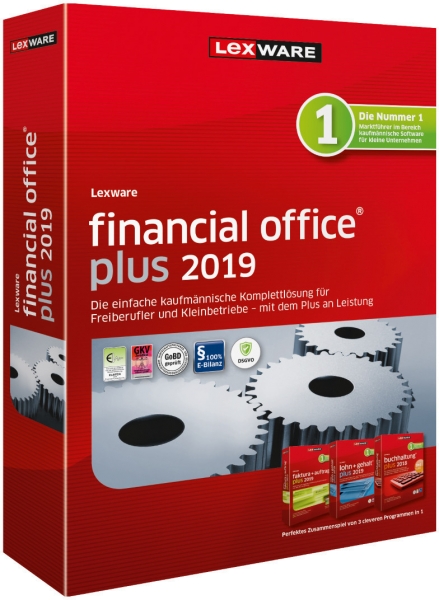 Lexware Financial Office Plus 2019, 365 Tage Laufzeit [Download]